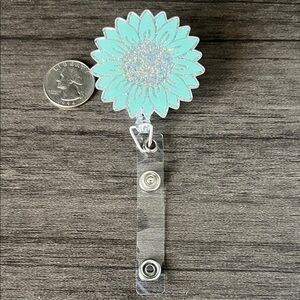Flower badge reel
